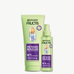 Garnier fructis m�thode boucles duo shampooing et spray hydratant � lacide hyaluronique et beurre de ...
