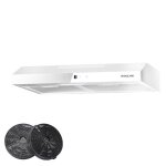 Hotte aspirante dcorative - gasland - sr60ws - 60cm - blanche - touch control 3 vitesses