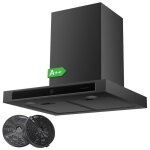 Gasland tr60bs a + + hotte aspirante 60cm hotte murale booster 882m / h commande tactile 4 niveaux