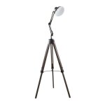 Lampadaire - gasoline - gasoline office vielli - pied 170 cm - abat - jour �20 cm - bois et m�tal