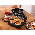 Gaufrier 1200w (4 gaufres) poingne froide / controle automatque