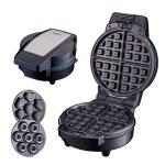 Gaufrier 3 en 1 - 600w - donut maker avec 3 plaques antiadhésives amovibles - appareil croque monsieur ... Gaufrier 3 en 1 - 600w - donut maker avec 3 plaques antiadhésives amovibles - appareil croque monsieur ...
