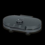 Gaufrier - black line - double plaque - temp�rature r�glable - rangement vertical - antiadh�sif