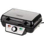 Gaufrier - domo - cr 3046 - 1600w - 2 gaufres - rev�tement antiadh�sif