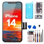 Gavi store kit �cran iphone 14 lcd 6. 1 vitre tactile + num�riseur outils inclus remplacement facile ...