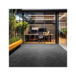 Gazon synth�tique de couleur m�tropolitain gris fonc� - 22 mm - rouleau de 2m x 5m