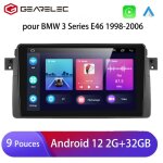 Gearelec autoradio android 12 pour bmw 3 série e46 1998 - 2006 avec 9 pouces carplay android auto gps ... Gearelec autoradio android 12 pour bmw 3 série e46 1998 - 2006 avec 9 pouces carplay android auto gps ...