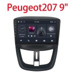 Gearelec autoradio pour peugeot 207 207 cc 2006 - 2010 android 12 avec 9 pouces carplay / android auto ...