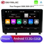 Autoradio carplay - gearelec - pour peugeot 3008 2009 - 2015(2go + 32 go) 9 pouces android 13 avec gps ... Autoradio carplay - gearelec - pour peugeot 3008 2009 - 2015(2go + 32 go) 9 pouces android 13 avec gps ...