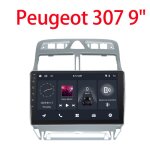 Gearelec autoradio pour peugeot 307 2002 - 2013 android 12 avec 9 pouces carplay / android auto bluetooth ...