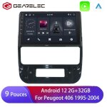 Gearelec autoradio pour peugeot 406 1995 - 2004(2go + 32go)avec 9 pouces carplay / android auto android ...
