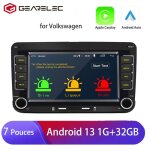 Gearelec autoradio pour vw polo touran golf 5 golf 6 carplay android auto 7 pouces android 13 bluetooth ...