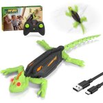 Radiocommand� grimpeur lezard t�l�command� robot jouet qui escalade murs et plafonds avec yeux led lumineux ...
