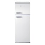 Gedtech refrigerateur double - porte vintage gdpv215wh - congélateur haut - blanc - capacité 215l - faible ... Gedtech refrigerateur double - porte vintage gdpv215wh - congélateur haut - blanc - capacité 215l - faible ...