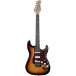 Eko st100 sunburst guitare forme st