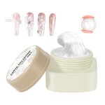 Gel de construction solide pour ongles sculpture 3d en gel blanc gels de sculpture non collants 5g mat�riel ...