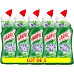 Gel wc - harpic - fosses septiques - menthe - lot de 5 - 750 ml