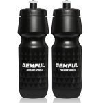 Gemful pack de 2 bidons vélo 750ml - gourde cyclisme sans bpa léger et Étanche Gemful pack de 2 bidons vélo 750ml - gourde cyclisme sans bpa léger et Étanche