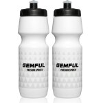 Gemful pack de 2 bidons v�lo 750ml - gourde cyclisme sans bpa l�ger et �tanche