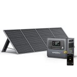 G�n�rateur solaire 2400w avec 200w panneau solairestation �lectrique + panneau solaire pliable avec ports ...