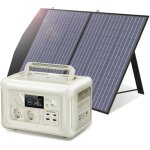Allpowers r600 ? g�n�rateur solaire portable 299wh (lifepo4) onduleur 600w cr�te 1200w + panneau 100w ...