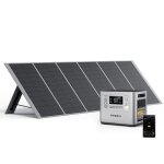 G�n�rateur solaire - aferiy - 2400w 2048wh - panneau pliable 400w - 13 sorties ip65 - camping / caravane ...