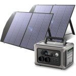 Gnrateur solaire portable allpowers r600 batterie 299wh 600w avec 2 panneaux solaires 100w