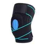 Genouill�re r�glable � rotule ouverte en n�opr�ne genouill�re de compression pour r��ducation course ...