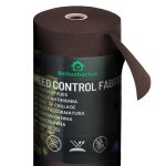 Geotextile / agrotextile contre les mauvaises herbes toile de paillage �pais marron 150g 16m x 50m