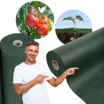 Geotextile / agrotextile contre les mauvaises herbes toile de paillage pais vert 100g 11m x 100m