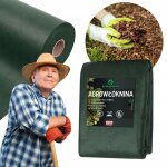 Geotextile / agrotextile contre les mauvaises herbes toile de paillage épais vert 150g 16m x 10 m Geotextile / agrotextile contre les mauvaises herbes toile de paillage épais vert 150g 16m x 10 m