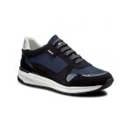 Chaussures - geox - airell - cuir - femme - bleu marine et noir