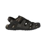 Geox strada sandales homme noir respirantes � scratch - confort outdoor