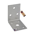 Gezu impex equerre dassemblage galvanis� 50 x 50 x 35 x 2. 5 mm renforc�e connecteurs m�tal fixation ...