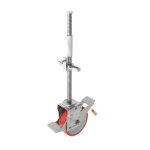Gezu impex roulettes d�chafaudage roues avec frein galvanoplastie 700 kg pivotantes robustes pour de ...