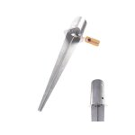 Gezu impex support de poteau � enfoncer rond 81 x 600 mm galvanis� � chaud douille enfoncer piquet poteau ...