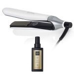 Ghd - fer � lisser lisseur ghd chronos blanc + huile thermoprotectrice sleek