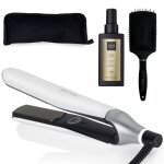 Ghd - fer À lisser lisseur ghd chronos blanc + huile thermoprotectrice ghd + trousse de voyage hairprice ... Ghd - fer À lisser lisseur ghd chronos blanc + huile thermoprotectrice ghd + trousse de voyage hairprice ...