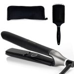 Ghd - fer � lisser lisseur ghd chronos noir + trousse de voyage hairprice + brosse hairprice