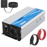 Giandel 1000w convertisseur 12v 220v pur sinus pour transformateur onde sinusodale pure avec tlcommande ...