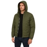 Gianfranco ferre blouson homme  capuche doubl polaire baby fur kaki homme