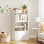 Giantex biblioth�que moderne avec tiroir et 3 �tag�res ouvertes meuble de rangement pour salon chambre ...