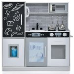 Giantex cuisine enfants en bois 3 � 6 ans t�l�phone machine � gla�ons four tableau noir ensemble de jouets ...