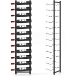 Giantex porte - bouteilles de vin mural pour 12 bouteilles - etagère / casier à vin en métal - 22x135x145 ... Giantex porte - bouteilles de vin mural pour 12 bouteilles - etagère / casier à vin en métal - 22x135x145 ...