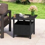 Giantex table de jardin avec trou pour parasol de 48 cm table dappoint avec rangement et 2 sacs de sable ...