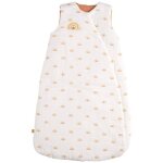 Gigoteuse chaude - sauthon - sunlight - 0 - 6 mois - 100 % coton - �cru motif arc - en - ciel
