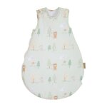 Gigoteuse sans manches roba - woodland buddies - turbulette 100% coton - motif animaux de fort - vert ...