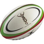 Gilbert ballon de rugby replica - harlequins - taille midi