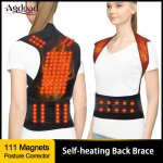 Gilet chauffant avec aimantscorrecteur de postureattelle de taillecoussin lombaire auto - chauffantcorset ...