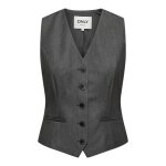 Only gilet de costume femme iris - hattie gris ? gilet habill� � boutons